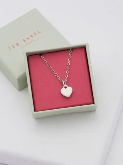 Tonalité argentée - Ted Baker HARA : Collier avec pendentif petit cœur