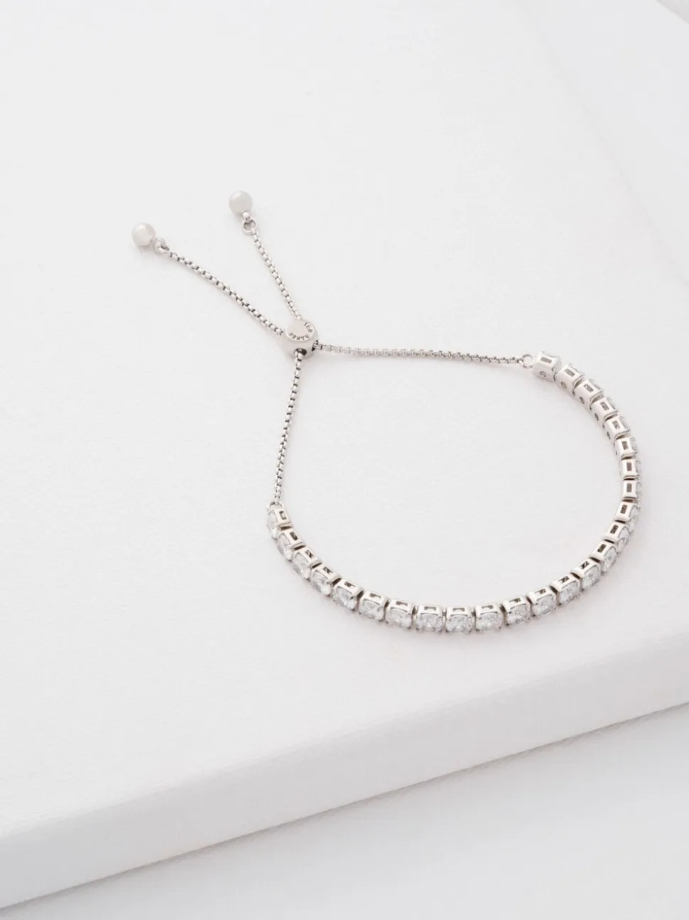 Tonalité argentée - Ted Baker Tone Melrah: Bracelet Curseur Icon Crystal, cristal transparent