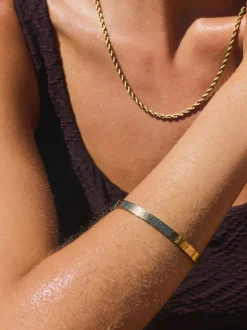 Tonalité d'or - Bracelet en acier inoxydable