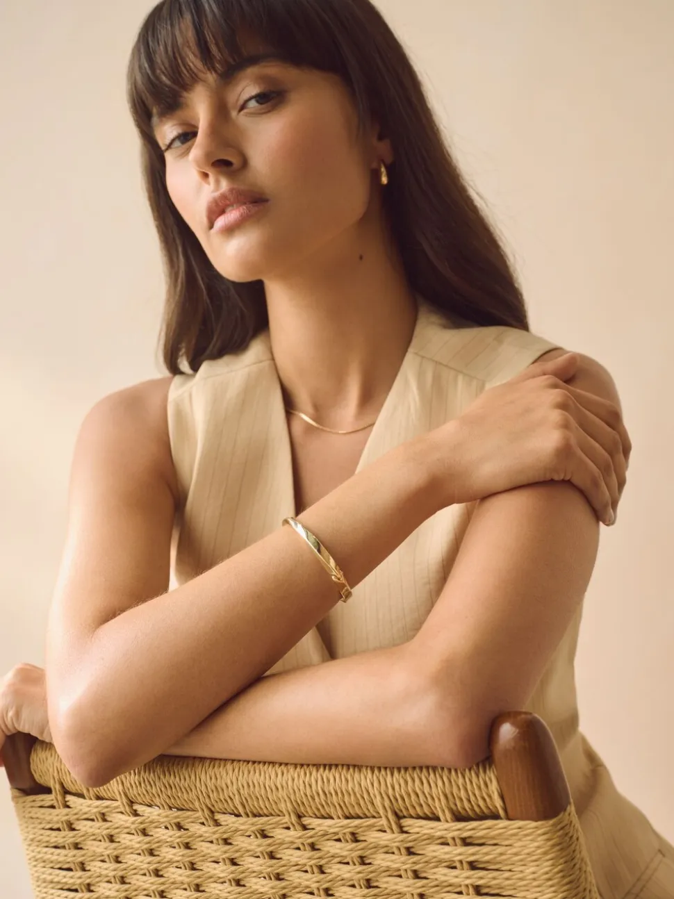 Tonalité d'or - Bracelet torsadé