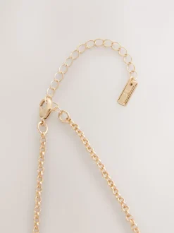 Tonalité d'or - Collier bavoir à éventails