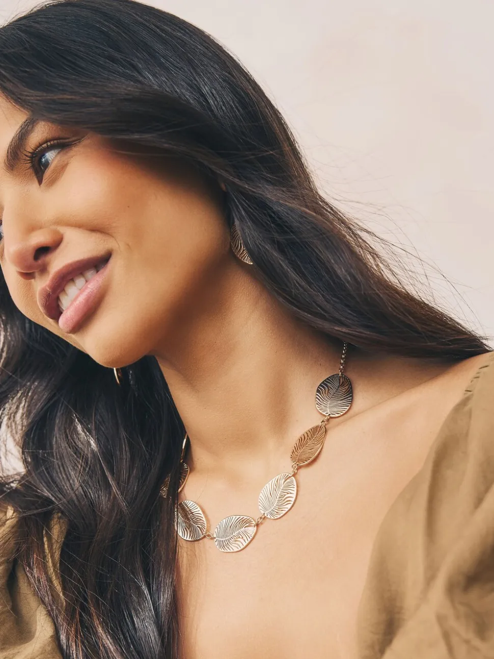 Tonalité d'or - Collier filigrane