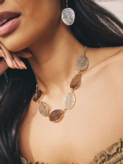 Tonalité d'or - Collier filigrane