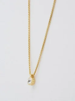 Tonalité d'or - Ted Baker SININAA : Collier avec pendentif en cristal