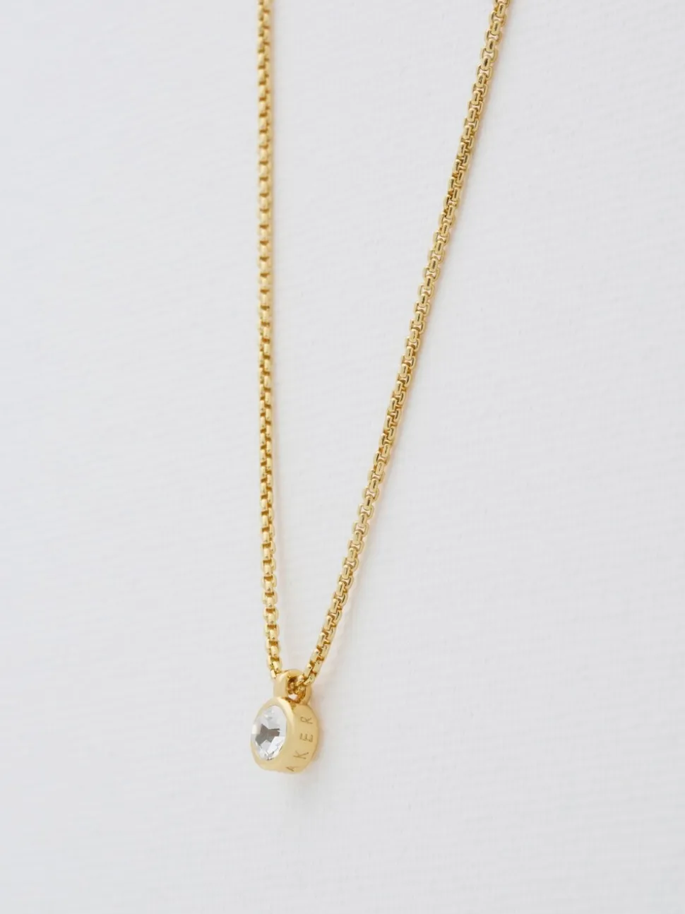 Tonalité d'or - Ted Baker SININAA : Collier avec pendentif en cristal