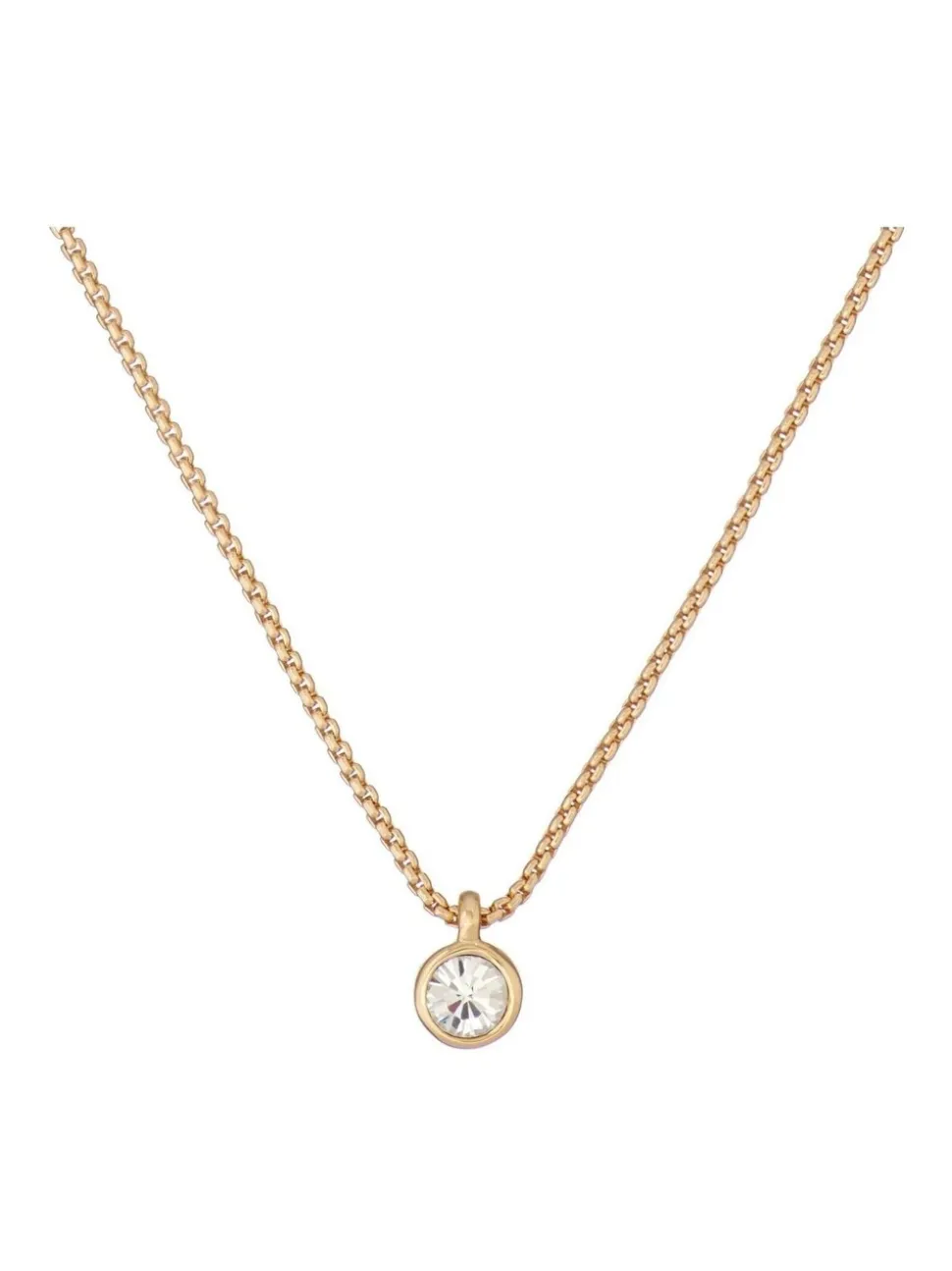 Tonalité d'or - Ted Baker SININAA : Collier avec pendentif en cristal