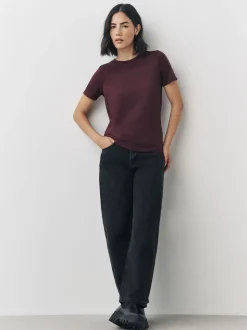 Tons terre - Lot de 7 t-shirts en coton à col rond au quotidien