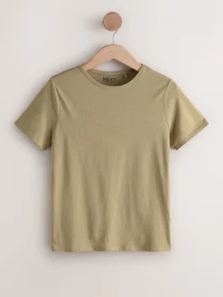 Tons terre - Lot de 7 t-shirts en coton à col rond au quotidien