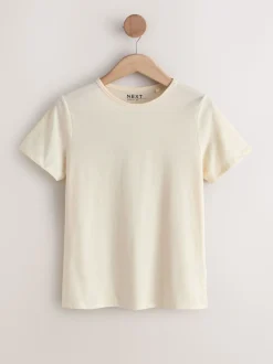 Tons terre - Lot de 7 t-shirts en coton à col rond au quotidien