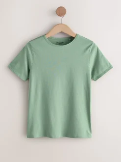 Tons terre - Lot de 7 t-shirts en coton à col rond au quotidien