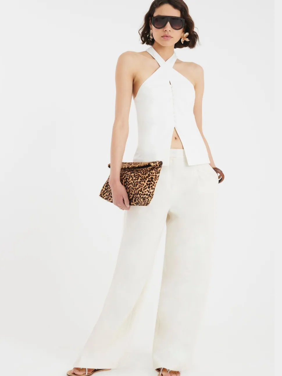 Top River Island Gilet à col licou