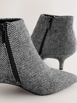 tweed gris - Bottes Forever Comfort® Kitten heel