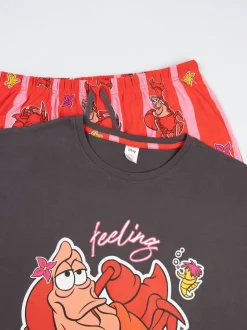 Vanilla Underground Disney The Little Mermaid Sebastian Manches courtes Long Pyjamas Ensemble