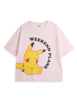 Vanilla Underground Ensemble pyjama Pokemon rose à manches courtes et jambes longues 100% coton