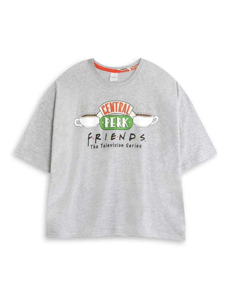 Vanilla Underground Friends Ensemble de pyjama long à Manches courtes avec Logo Central Perk