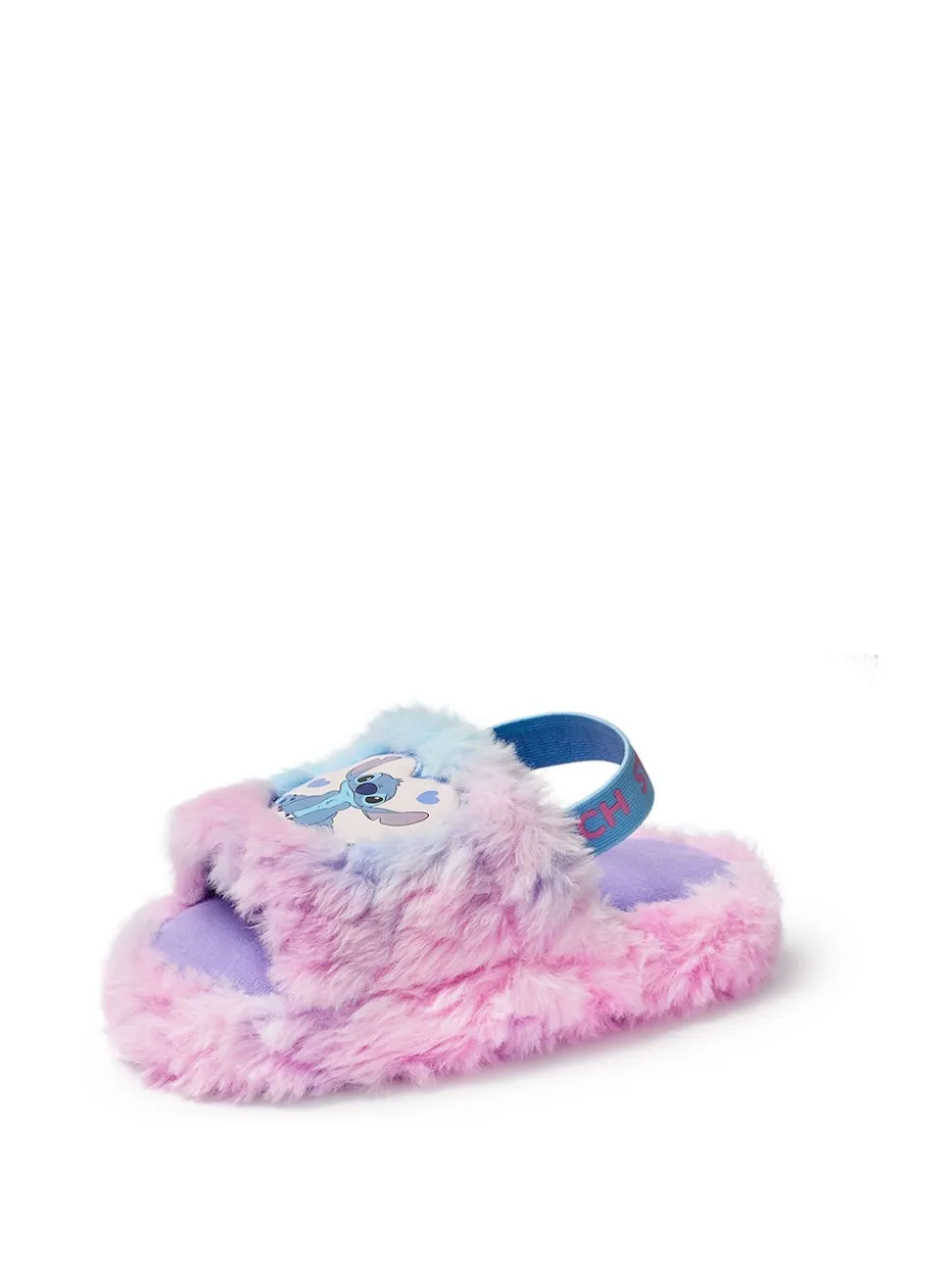 Vanilla Underground Womens Disney Stitch Fluffy Slipper Curseur