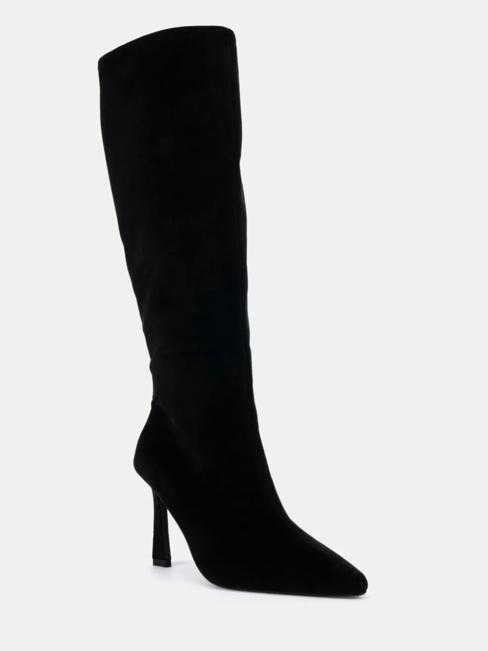 Velours noir - Novo Bottes au genou extensibles à bout pointu Galaxy