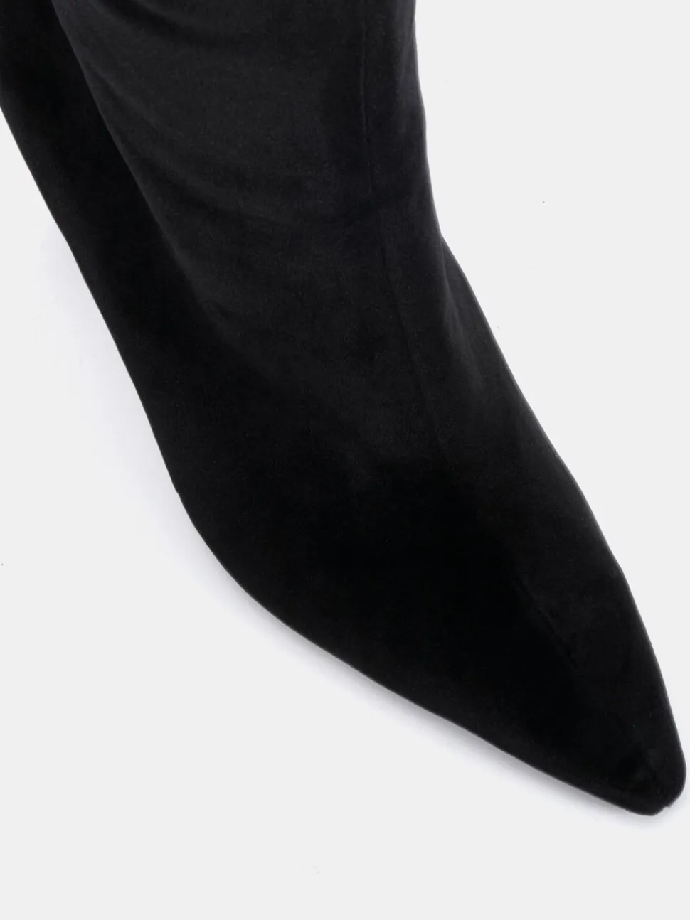 Velours noir - Novo Bottes au genou extensibles à bout pointu Galaxy