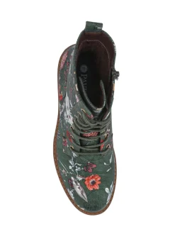 Vert - Bottes/Bottines cheville Dentelle Coupe ample Pavers