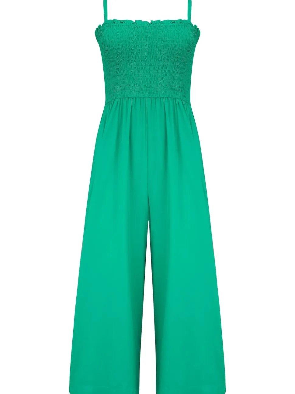 Vert - Combinaison de plage Pour Moi bustier à corsage froncé