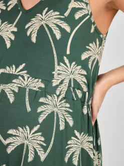 Vert - Combinaison JoJo Maman Bébé Maternité Wide Leg en jersey