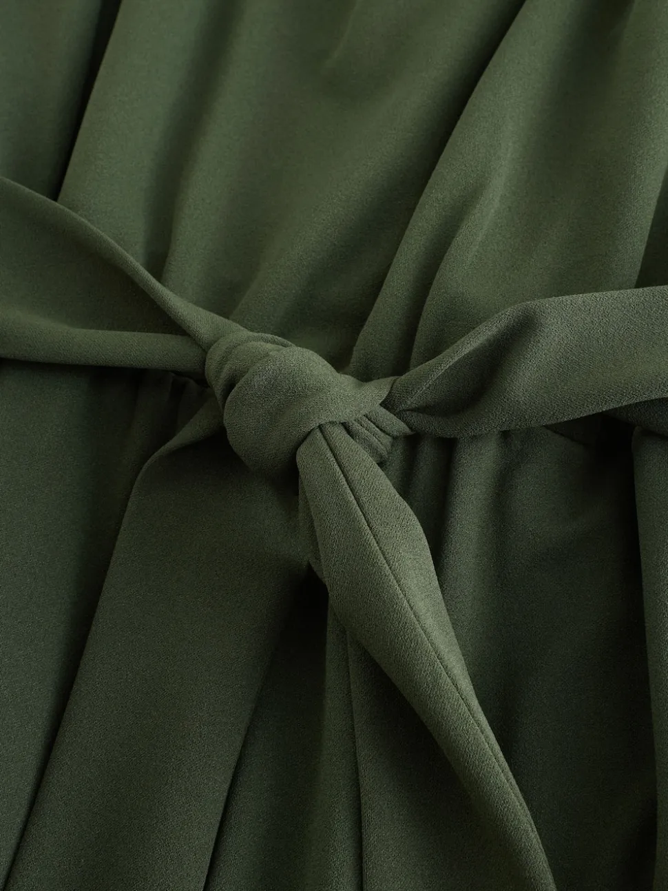 Vert - Combinaison Occasion en jersey sans manches à col bénitier