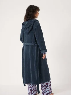 Vert - Hush Robe de chambre à capuche Fluffy