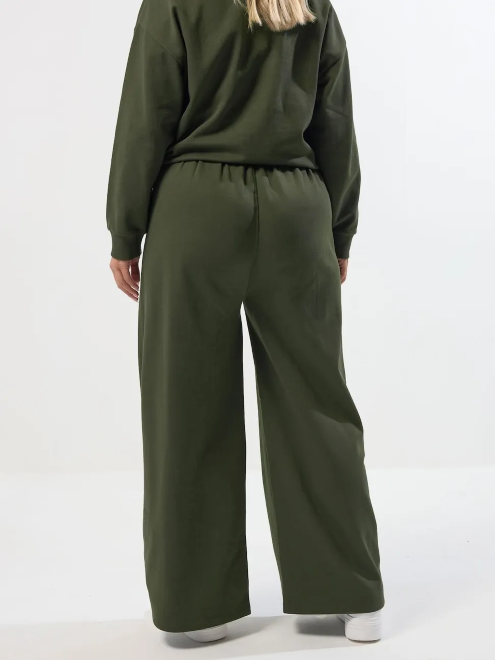 Vert - Jogging Yours Curve jambes larges
