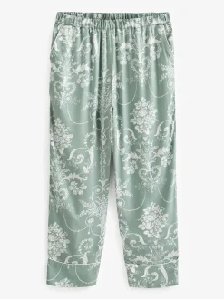 Vert - Pyjama Laura Ashley Josette boutonné