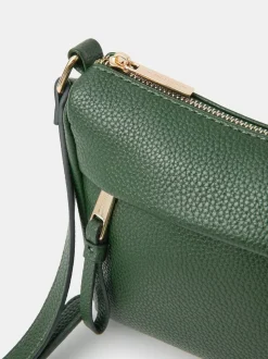 Vert - Sac à bandoulière Accessorize zippé sur le devant