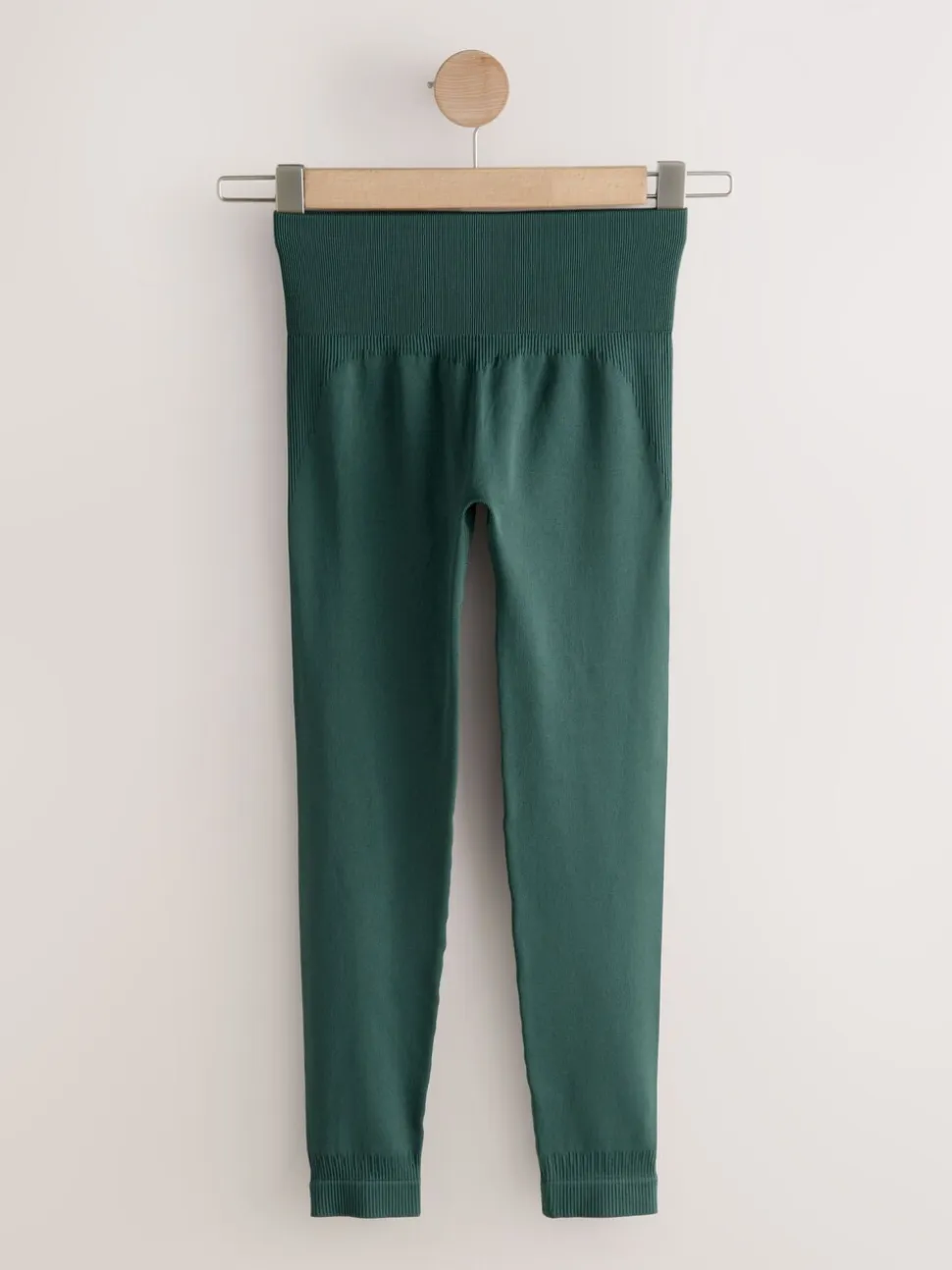 Vert - Self Leggings sans coutures à fronces