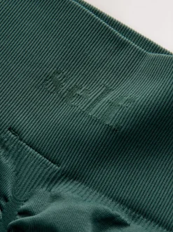 Vert - Self Leggings sans coutures à fronces
