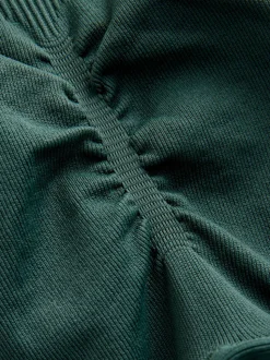 Vert - Self Leggings sans coutures à fronces
