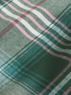 Vert - Short de pyjama Hollister à carreaux en flanelle de Noël avec ceinture à logo