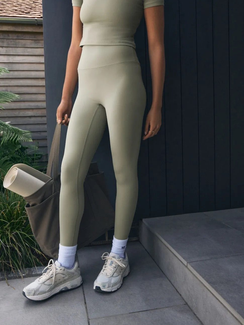vert - soi-même. Legging taille haute