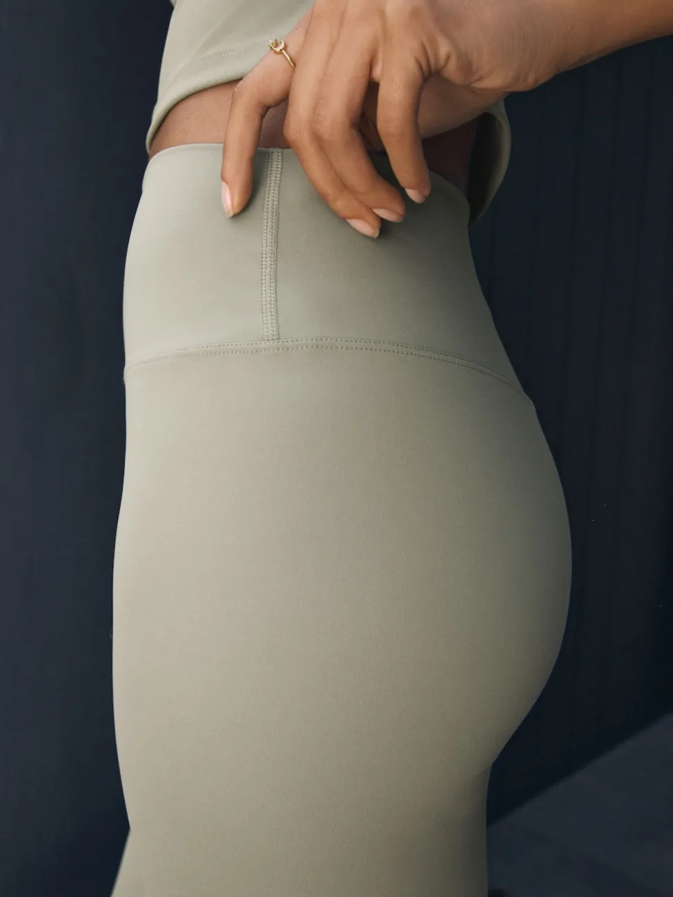 vert - soi-même. Legging taille haute