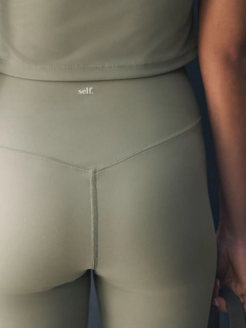 vert - soi-même. Legging taille haute