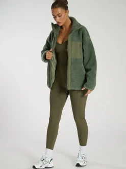 Vert - South Beach Zip Borg Veste