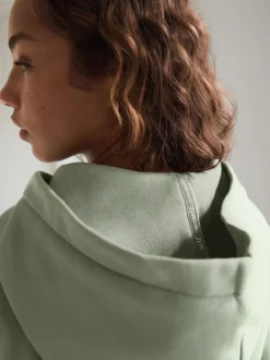 vert - Veste zippée à capuche