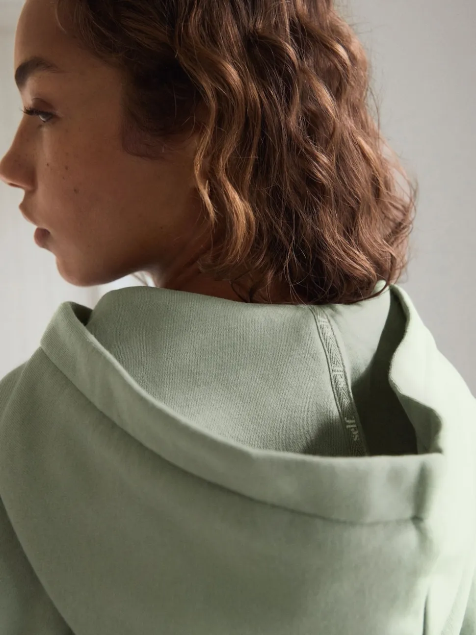 vert - Veste zippée à capuche