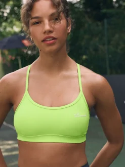 Vert citron - Self Soutiens-gorge de sport sans armatures à lanières