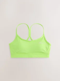 Vert citron - Self Soutiens-gorge de sport sans armatures à lanières