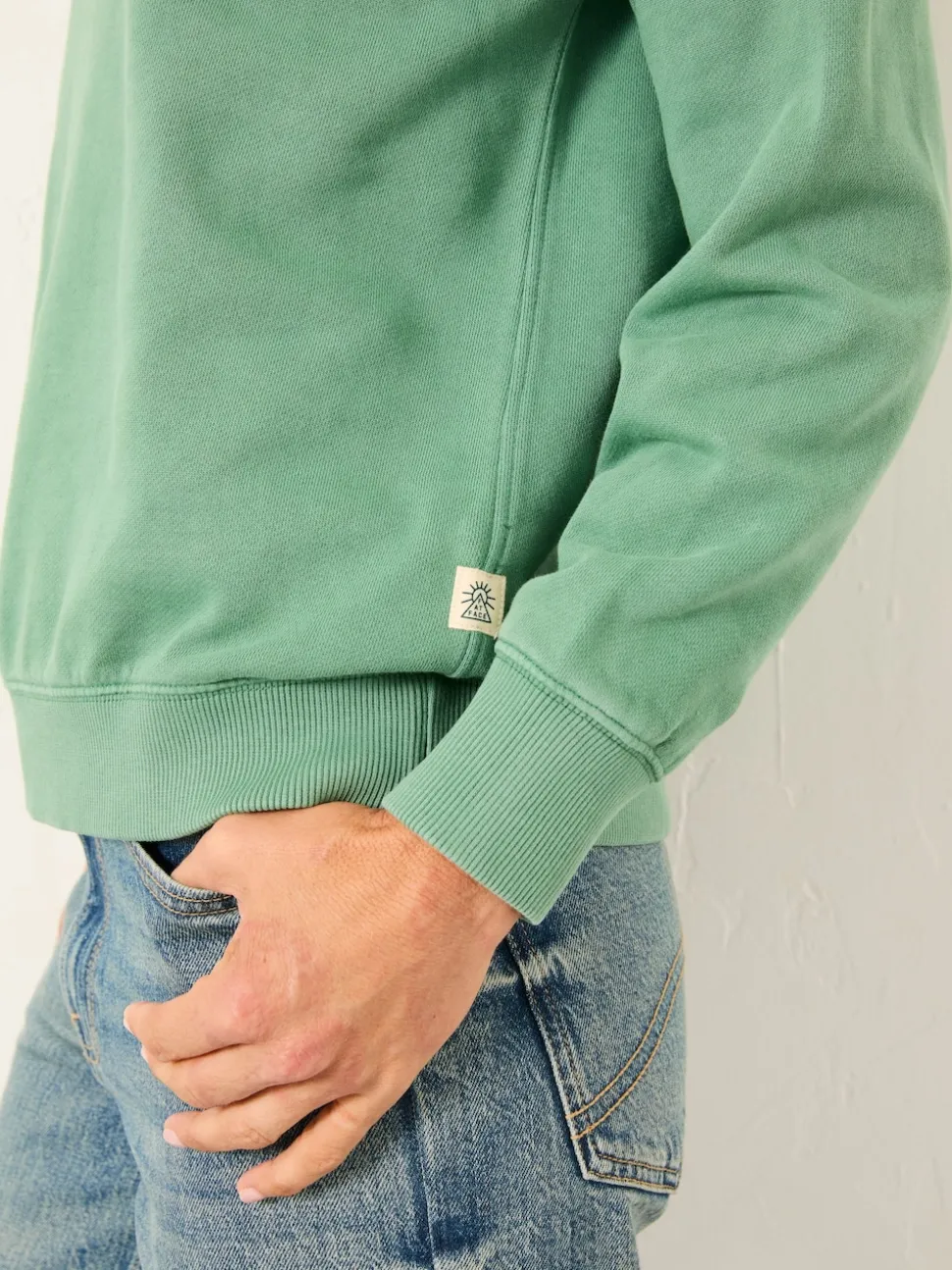 Vert de jade - Sweat FatFace Crew