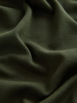 Vert forêt - T-shirt long épais décontracté