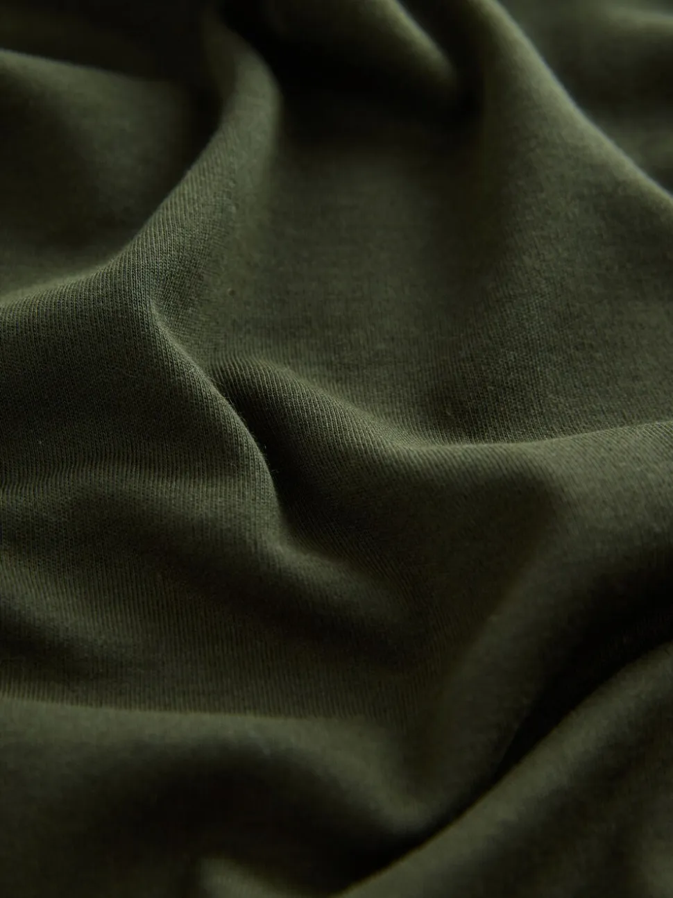 Vert forêt - T-shirt long épais décontracté