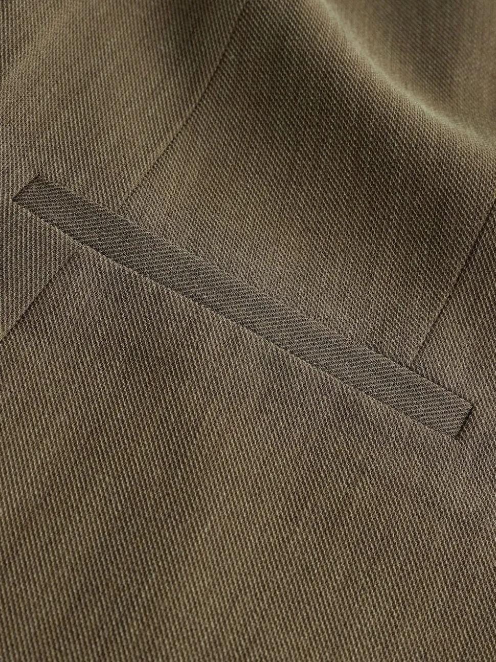 Vert kaki - Blazer Gilet croisé
