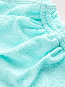 Vert menthe texturé - Maillot de bain gainant le ventre froncé