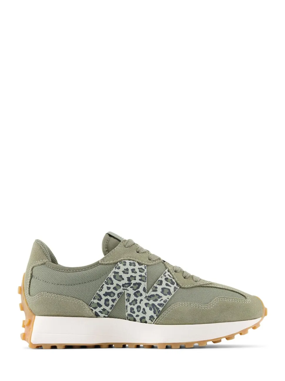 Vert olive - New Balance 327 Trainers
