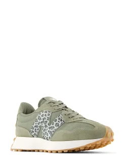 Vert olive - New Balance 327 Trainers