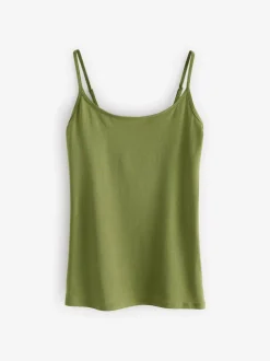 Vert olive - Veste mince de courroie